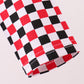 Checkered Georgia dog applique ruffle bubble