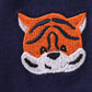 Premium Navy Auburn tiger embroidery cardigan