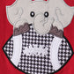 Premium Maroon Alabama elephant applique pants set