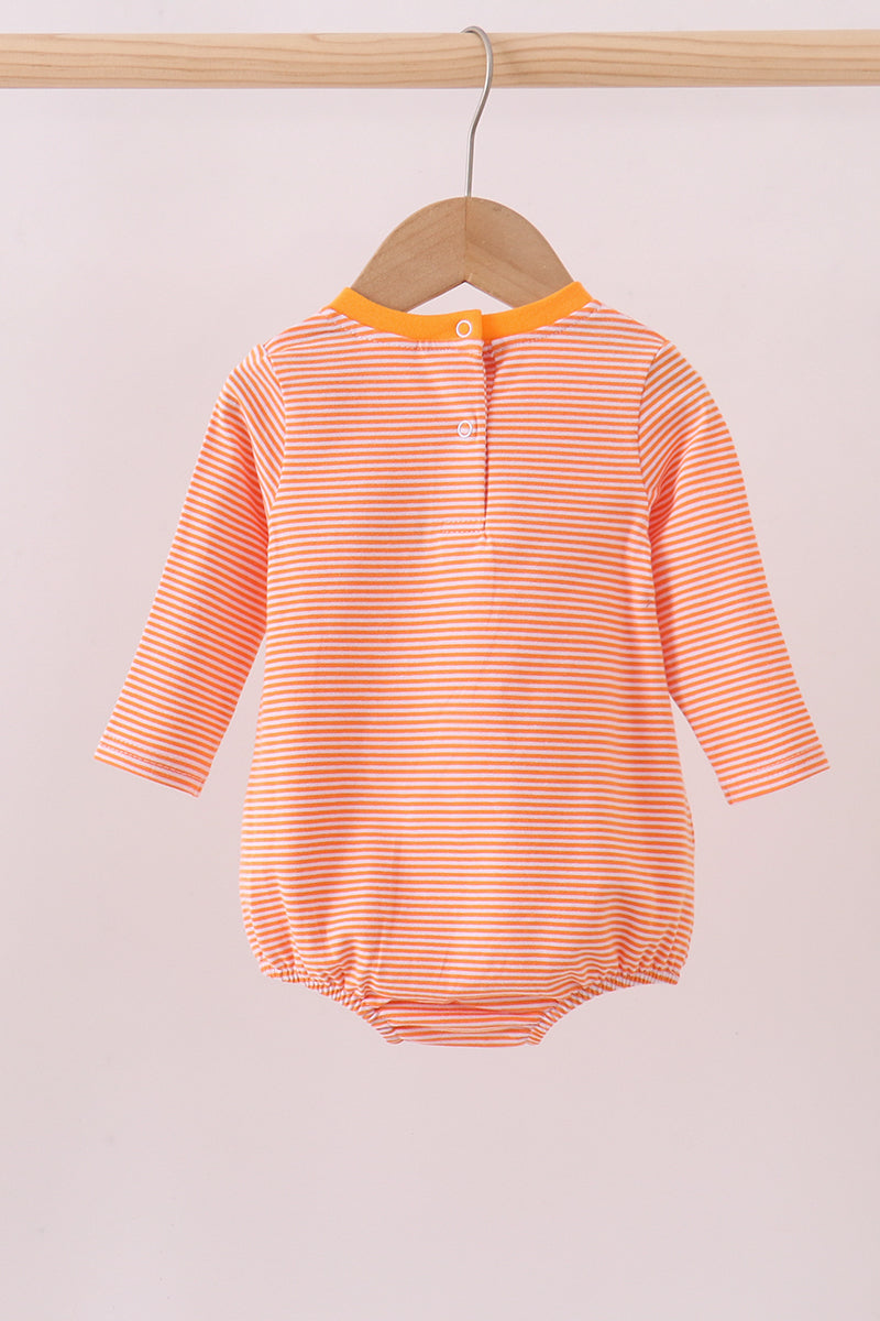 Premium Orange Tennessee puppy football stripe bubble