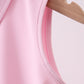 Pink everyday Knit Collared Tank