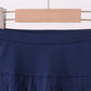 Blue pleated skort