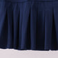 Blue pleated skort