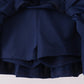 Blue pleated skort