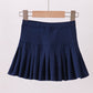 Blue pleated skort