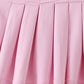 Pink pleated skort