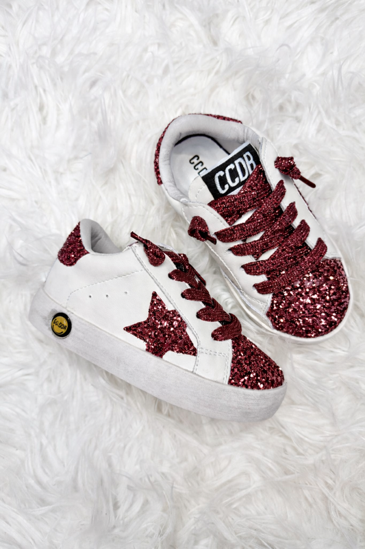 Maroon Sparkle Toe PO