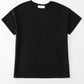 Premium Black basic T-shirt Kids and adult