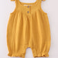 Premium Yellow muslin bow bubble