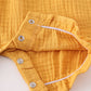 Premium Yellow muslin bow bubble