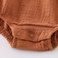 Premium Caramel muslin boy bubble