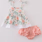Premium Pink muslin floral baby set