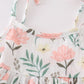 Premium Pink muslin floral baby set