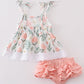 Premium Pink muslin floral baby set