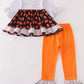 Premium Orange halloween pumpkin girl set