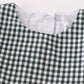 Premium Green gingham girl romper