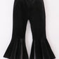 Premium Black velvet bell pants