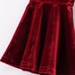 Premium Maroon velvet bell pants