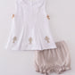 Premium cross embroidery bloomer set