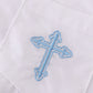Premium cross embroidery button down long sleeve shirt