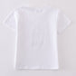 Premium White cross embroidery top