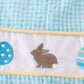 Premium mint bunny egg embroidery gingham jonjon