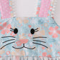 Premium green bunny bow floral dress