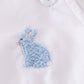 Premium White bunny embroidery bubble