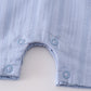 Premium Blue cross embroidery romper