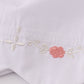Premium white floral embroidery set