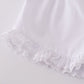 Premium white floral embroidery set