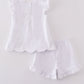Premium white floral embroidery set