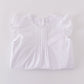 Premium white floral embroidery set