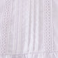 Premium white floral embroidery bloomer set