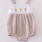 Premium brown cross embroidery bubble