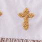 Premium brown cross embroidery set