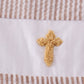 Premium brown cross embroidery jonjon