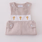 Premium brown cross embroidery jonjon
