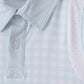 Blue active gingham shorts dress set