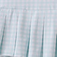 Blue active gingham shorts dress set