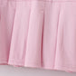 Pink active ruffle dress set