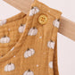 Premium pumpkin print muslin jonjon