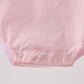 Pink ribbon ruffle bow bubble