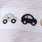 Green vehicle embroidery stripe bubble