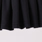Black pleated skort