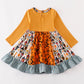 Platinum Yellow halloween twirl dress