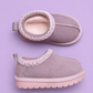 Slip on Suede Boot Pink