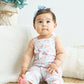 Rainbow print girl jumpsuit