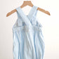 Blue easter bunny hand-smocked boy bubble