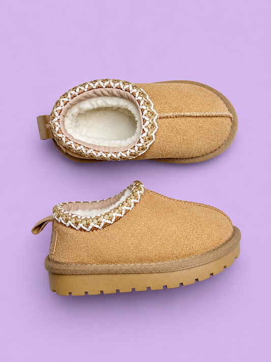Slip on Suede Boot Camel